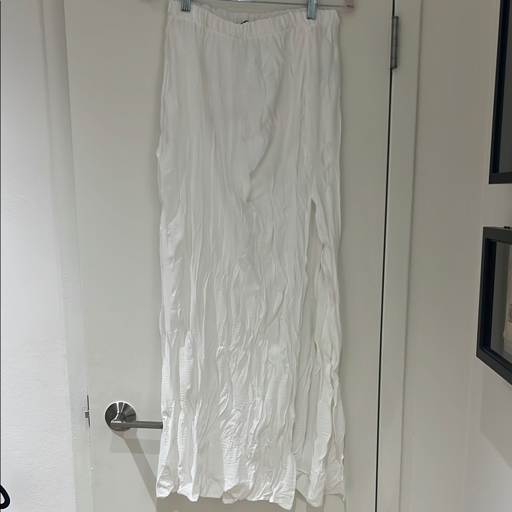 Zara White Maxi Skirt